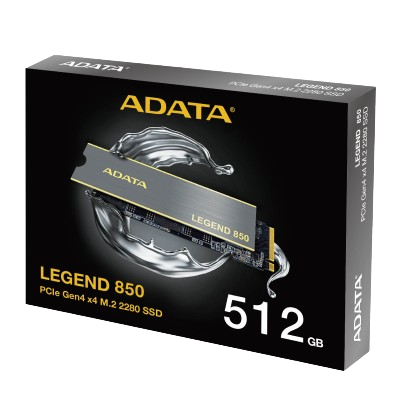 ADATA LEGEND 850 PCIe Gen4 x4 M.2 2280 Solid State Drive (512GB)