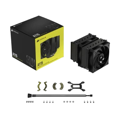 Corsair A115 Twin Tower 140mm CPU Air Cooler (Black)