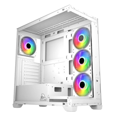 TAG LUMINOR ATX MID-TOWER PC CASE (WHITE)