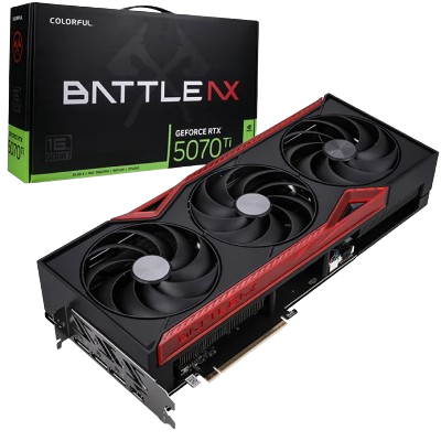 COLORFUL GEFORCE RTX 5070 TI BATTLE AX 16GB-V (BLACK)