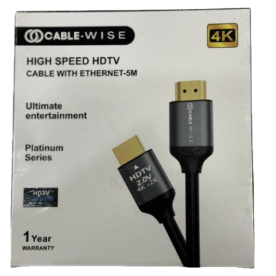 Cable Wise 4K 5.0 Meter HDMI Cable 2.0