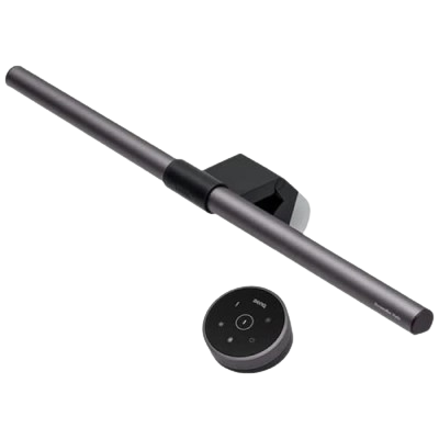 BenQ ScreenBar Halo Metallic Grey Monitor Light with Controller