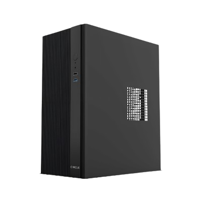 CIRCLE MINI ME M-ATX (WITHOUT SMPS) BLACK