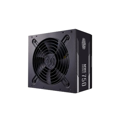 COOLER MASTER MWE 750 V2 80 Plus Bronze NON MODULAR SMPS (BLACK)