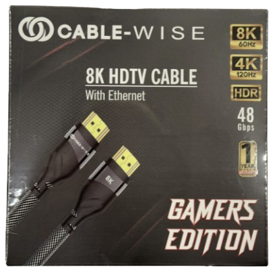 Cable Wise 8K 1.8 Meter HDMI Cable 2.1