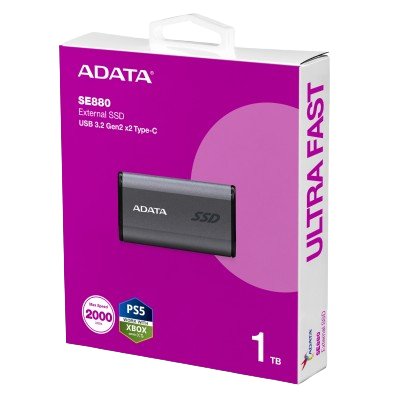 ADATA SE880 EXTERNAL SSD (1TB)