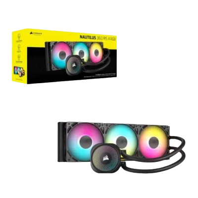 Corsair NAUTILUS 360 RS ARGB Liquid CPU Cooler 360mm (BLACK)