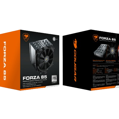 COUGAR FORZA 85 PREMIUM SINGLE TOWER AIR COOLER 120mm (BLACK)