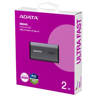 ADATA SE880 EXTERNAL SSD (2TB)