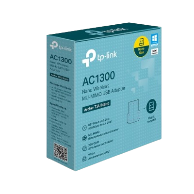 TP-LINK AC1300 Nano Wireless MU-MIMO USB Adapter (Archer T3U Nano)