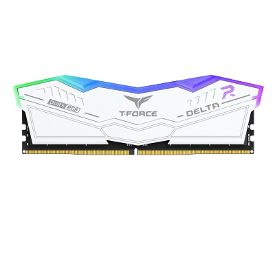 T-Force Delta RGB 32GB(32GBx1) DDR5 5600MHz Desktop RAM (WHITE)