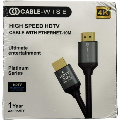 Cable Wise 4K 10 Meter HDMI Cable 2.0