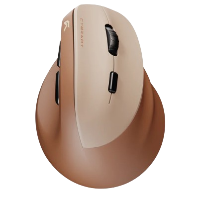 CYBEART Arcus Wireless Ergonomic Mouse (Mocha Mousse)