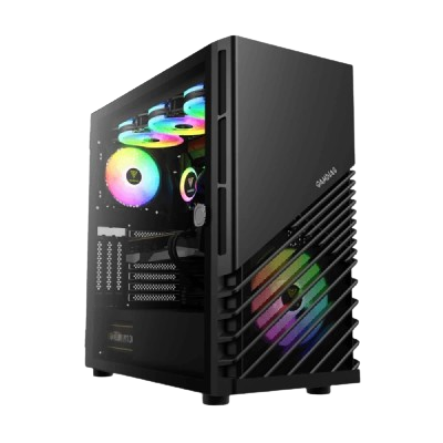GAMDIAS ARGUS M4 ARGB (ATX) Mid Tower Cabinet (Black)