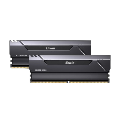 BIWIN HX100 64GB DDR5 6000 MHz HEATSINK DESKTOP RAM 32*2 (BLACK) CL30
