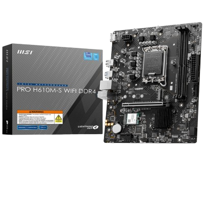 MSI PRO H610M-S WIFI DDR4 INTEL MOTHERBOARD