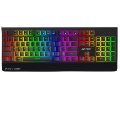 Ant Esports MK4000 RGB Wired Mechanical Gaming Keyboard Black (RED SWITCH)