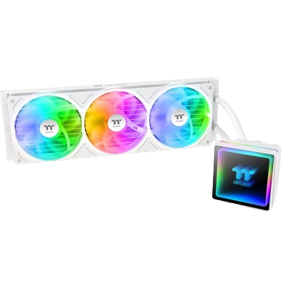 THERMALTAKE TH360 V3 ARGB SYNC SNOW EDITION AIO LIQUID COOLER 360mm (WHITE)