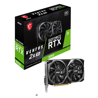 MSI GeForce RTX 3050 VENTUS 2X XS 8G OC GDDR6