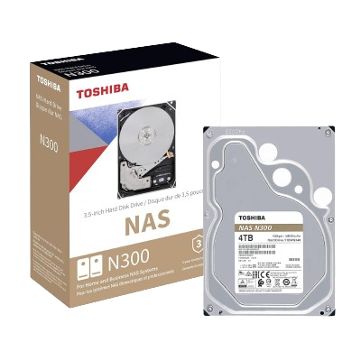 TOSHIBA N300 4TB NAS Hard Drive 7200 RPM