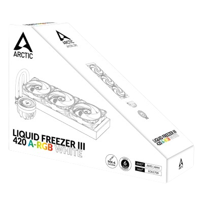 ARCTIC Liquid Freezer III 420 A-RGB 420mm (White)