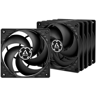 ARCTIC P12 120 mm Pack OF 5 CASE FAN (BLACK)