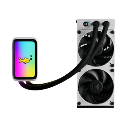 HYTE THICC Q60 240mm CPU LIQUID COOLER (BLACK-WHITE)