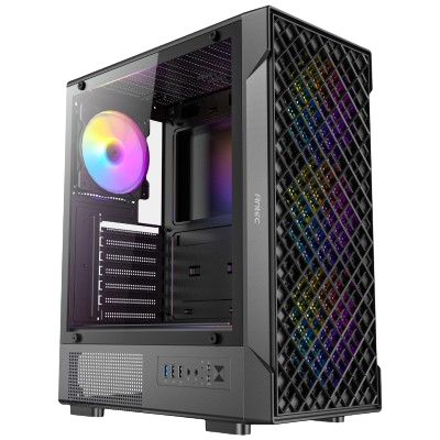 Antec VX320 ARGB ATX Mid-Tower PC Case (Black)