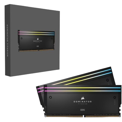 Corsair Dominator Platinum RGB 64GB (32GBx2) DDR5 6000MHz DESKTOP RAM CL30 (BLACK)