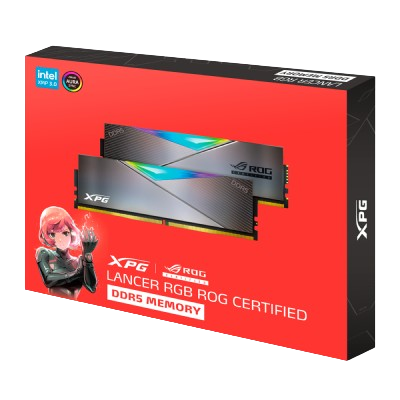 XPG ADATA LANCER RGB ROG CERTIFIED 16*2 32GB 6600 MHz DESKTOP MEMOREY (AX5U6600C3216G-DCLARROG)BLK
