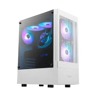 GAMDIAS TALOS E3 MESH ARGB (ATX) Mid Tower Cabinet (WHITE)