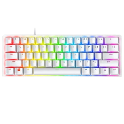 Razer Huntsman Mini- MERCURY 60% Optical Gaming Keyboard (Clicky Purple Switch) WIRED