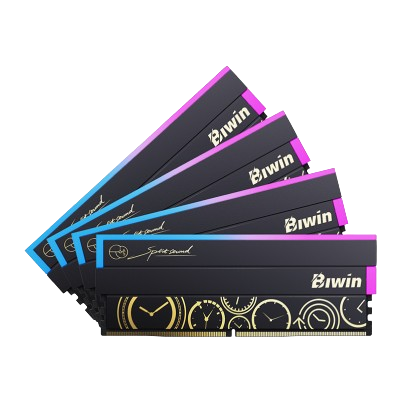 BIWIN DW100 192GB DDR5 6000 MHz RGB DESKTOP RAM 48*4 (GOLD) CL28