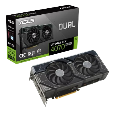 ASUS Dual GeForce RTX 4070 SUPER OC Edition 12GB GDDR6X (BLACK)