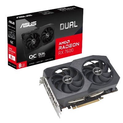 ASUS Dual Radeon RX 7600 V2 OC Edition 8GB GDDR6