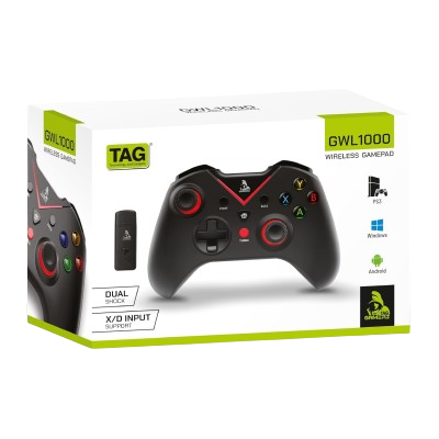 TAG GWL 1000 WIRELESS GAMEPAD (BLACK)