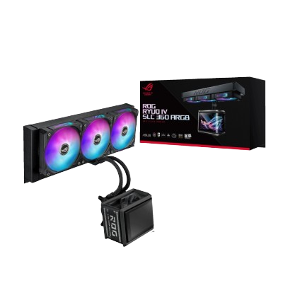ASUS ROG RYUO IV SLC 360 ARGB 360mm CPU LIQUID COOLER (BLACK)