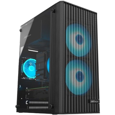 Ant value VM10 M-ATX Mid Tower Pc Case (Black)