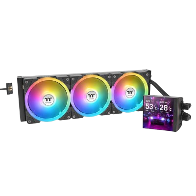 THERMALTAKE MAGFloe 360 Ultra ARGB Sync AIO Liquid Cooler 360mm (BLACK)