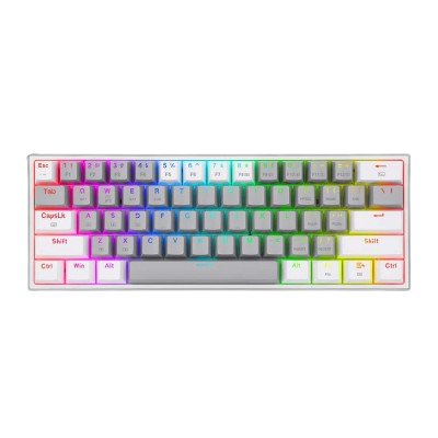 REDRAGON FIZZ PRO K616 Mechanical Keyboard GREY/WHITE (Red Switch)
