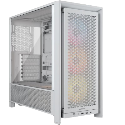 CORSAIR FRAME 4000D RS ARGB Modular Mid-Tower PC Case (WHITE)