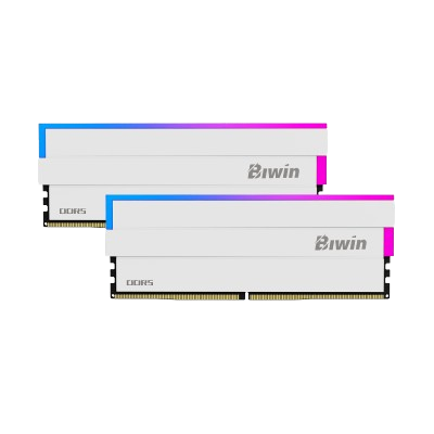 BIWIN DW100 32GB DDR5 7200 MHz RGB DESKTOP RAM 16*2 (WHITE) CL34