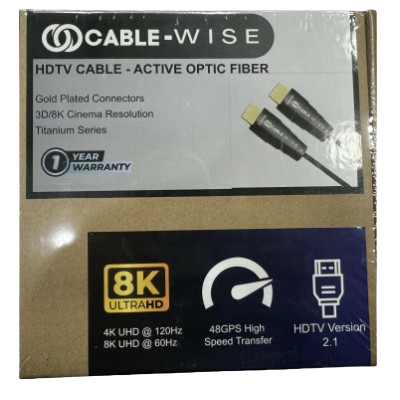 Cable Wise 8K 15 MTR FIBER 2.1 HDMI