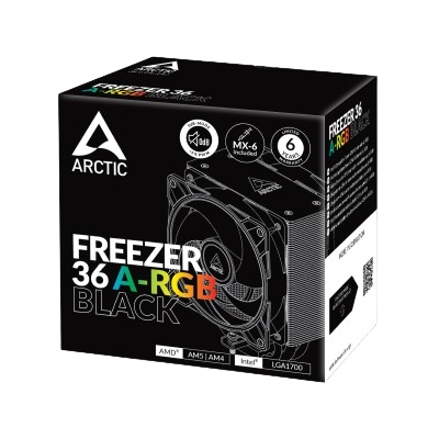 ARCTIC FREEZER 36 A-RGB (120mmX2) Black