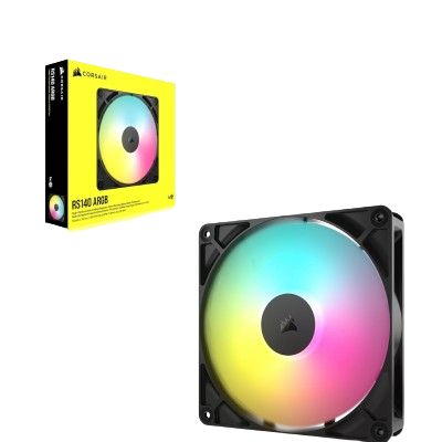 CORSAIR RS140 ARGB PWM FAN (SINGLE PACK ) BLACK