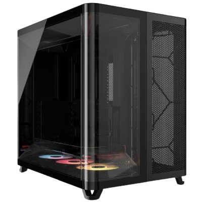 CORSAIR AIR 5400 RS-R ARGB Triple Chamber Mid-Tower PC Case (BLACK)