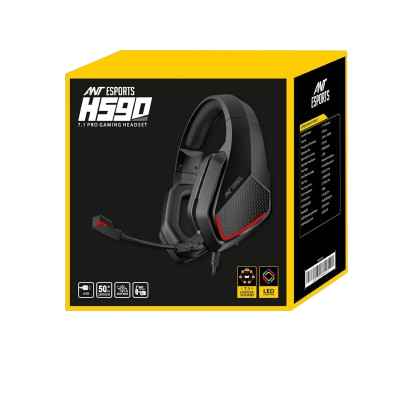 Ant Esports H590 Wired Gaming Headset (Black)