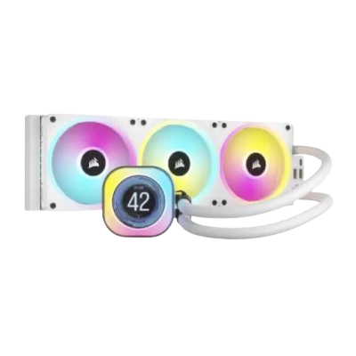 CORSAIR iCUE LINK H150i LCD Liquid CPU Cooler 360mm (WHITE)