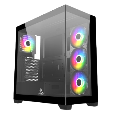 TAG LUMINOR ATX MID-TOWER PC CASE (BLACK)