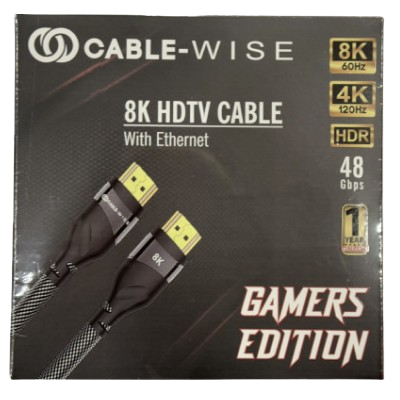 Cable Wise 8K 3.0 Meter HDMI Cable 2.1